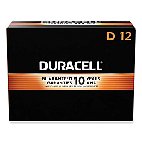 Duracell CopperTop Alkaline D Batteries, 12/Box (DURMN1300)