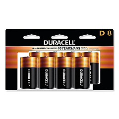 Duracell CopperTop Alkaline D Batteries, 8/Pack (DURMN13R8DWPK)
