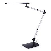 Bostitch Dual Swing Arm Dimmable Desk Lamp, 19.69" High, Black (VLED1509)
