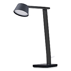 BLACK+DECKER PureOptics Verve Designer Series LED Desk Lamp with USB Port, 17.32" High, Black (LED2200USBBK)