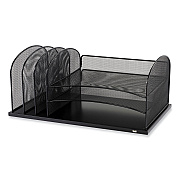 Safco Powered Onyx Three Horizontal and Three Upright Sections, Letter Size Files, 19.5 x 11.5 x 8.25 (SAF3231BL)