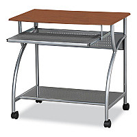 Safco Eastwinds Series Argo PC Workstation, 31.5" x 19.75" x 30.25", Medium Cherry (SAF947MEC)