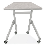 Safco Learn Nesting Trapezoid Desk, 32.83" x 22.25" to 29.5", Gray (SAF1226GR)