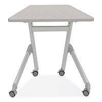 Safco Learn Nesting Trapezoid Desk, 32.83" x 22.25" to 29.5", Gray (SAF1226GR)