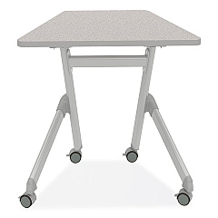 Safco Learn Nesting Trapezoid Desk, 32.83" x 22.25" to 29.5", Gray (SAF1226GR)