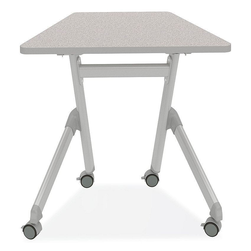 Safco Learn Nesting Trapezoid Desk, 32.83" x 22.25" to 29.5", Gray (SAF1226GR)