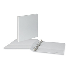Universal Slant D-Ring View Binder, 3 Rings, 1" Capacity, 11 x 8.5, White, 12/Carton (UNV207421PK)