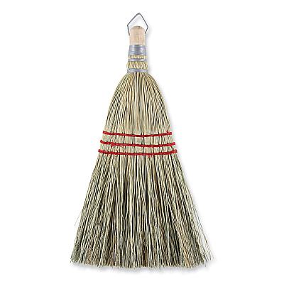 Boardwalk Corn Whisk Broom, Corn Fiber Bristles, 9" Bristle Length, Yellow, 12/Carton (BWK951WC)