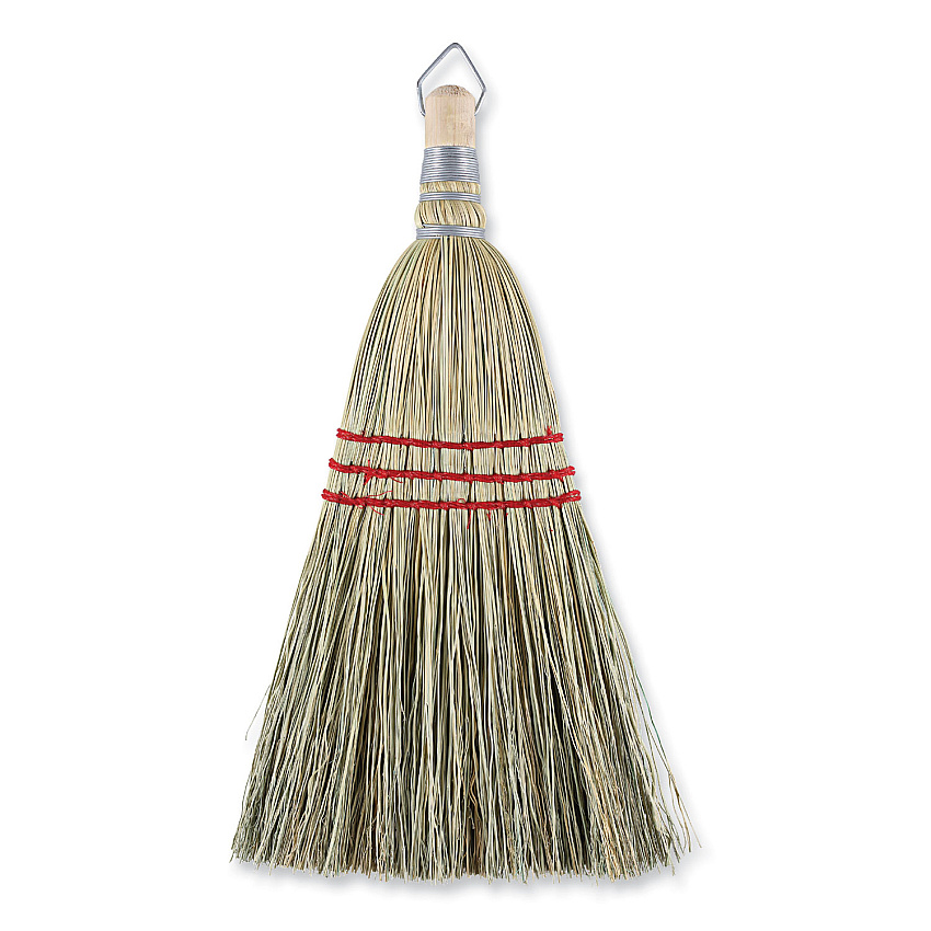 Boardwalk Corn Whisk Broom, Corn Fiber Bristles, 9" Bristle Length, Yellow, 12/Carton (BWK951WC)