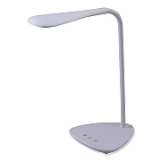 BLACK+DECKER Battery LED Dimmable Desk Lamp with Adjustable Color Temperature, 12.6" High, White (VLED1820BD)