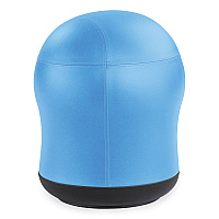 Safco Zenergy Swivel Ball Chair, Backless, Supports Up to 250 lb, Baby Blue Vinyl (SAF4760BUV)