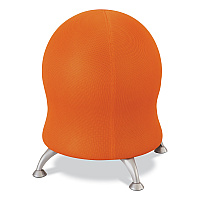 Safco Zenergy Ball Chair, Backless, Supports Up to 250 lb, Orange Fabric (SAF4750OR)