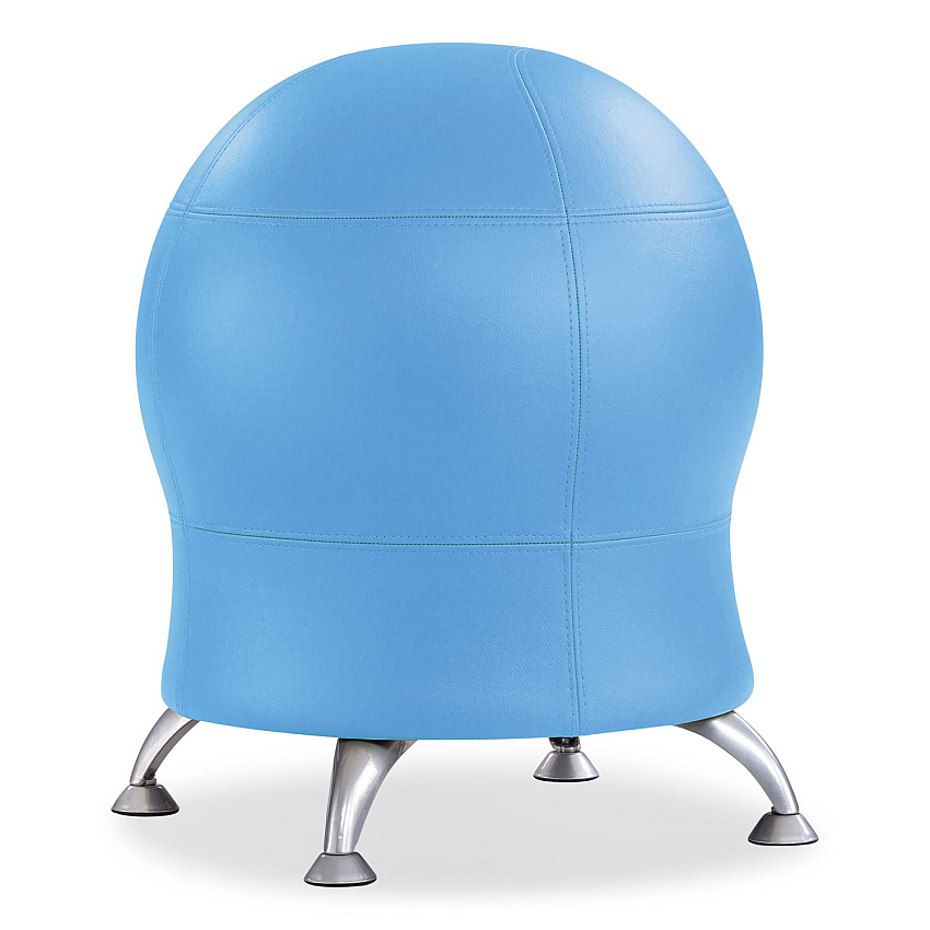Safco Zenergy Ball Chair, Backless, Supports Up to 250 lb, Baby Blue Vinyl (SAF4751BUV)