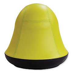 Safco Runtz Swivel Ball Chair, Backless, Supports Up to 250 lb, Green Vinyl (SAF4761GV)