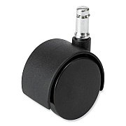 Safco Task Master Carpet Casters, 2" Wheel, Black, 5/Set (SAF5131)
