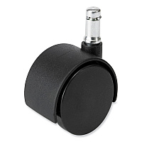 Safco Task Master Carpet Casters, 2" Wheel, Black, 5/Set (SAF5131)