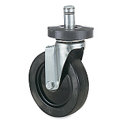 Caster Kit for Safco Task Master Industrial Shelving Units, Black, 4/Set (2 Locking) (SAF5283)