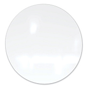 Ghent Coda Low Profile Circular Magnetic Glassboard, 24 Diameter, White Surface (GHECDAGM24WH)