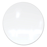 Ghent Coda Low Profile Circular Magnetic Glassboard, 24 Diameter, White Surface (GHECDAGM24WH)