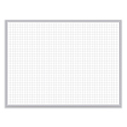 Ghent Non-Magnetic Whiteboard with Aluminum Frame, 24 x 17.81, White Surface, Satin Aluminum Frame (GHEM2181)