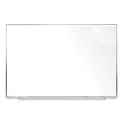 Ghent Non-Magnetic Whiteboard with Aluminum Frame, 48.63 x 48.47, White Surface, Satin Aluminum Frame (GHEM2444)