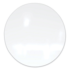 Ghent Coda Low Profile Circular Magnetic Glassboard, 36 Diameter, White Surface (GHECDAGM36WH)