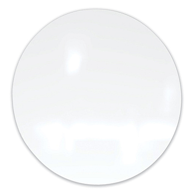 Ghent Coda Low Profile Circular Magnetic Glassboard, 36 Diameter, White Surface (GHECDAGM36WH)
