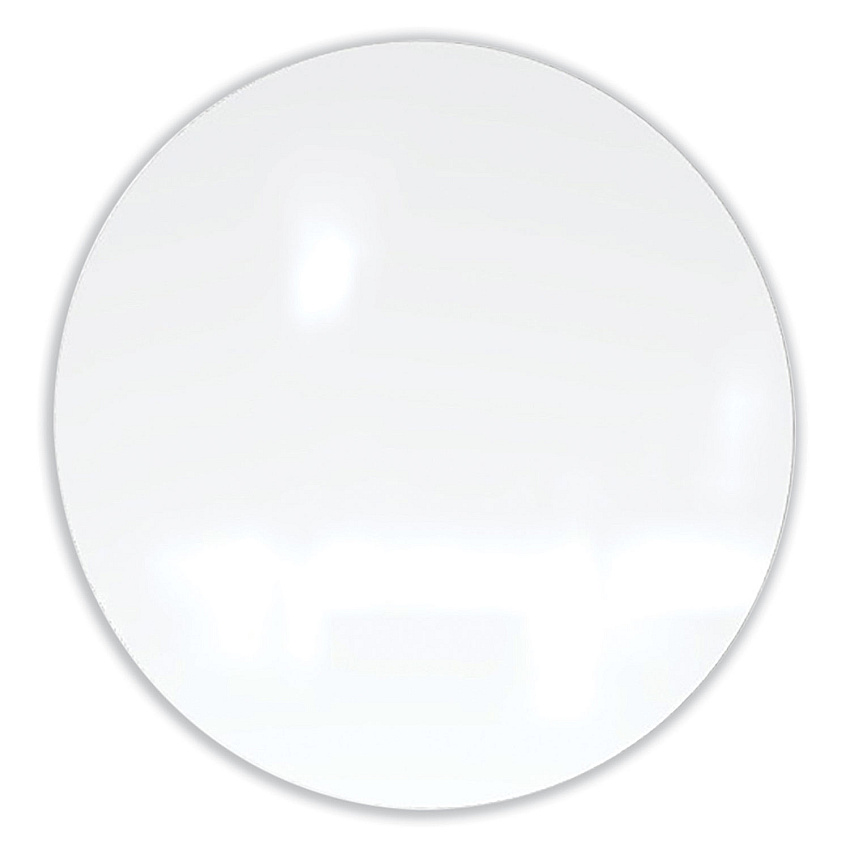 Ghent Coda Low Profile Circular Magnetic Glassboard, 48 Diameter, White Surface (GHECDAGM48WH)