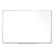 Ghent Non-Magnetic Whiteboard with Aluminum Frame, 60.63 x 48.47, White Surface, Satin Aluminum Frame (GHEM2454)