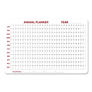 Ghent 12 Month Whiteboard Calendar with Radius Corners, 36 x 24, White/Red/Black Surface (GHE984517)