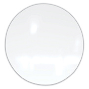 Ghent Coda Low Profile Circular Non-Magnetic Glassboard, 24 Diameter, White Surface (GHECDAGN24WH)
