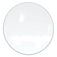 Ghent Coda Low Profile Circular Non-Magnetic Glassboard, 36 Diameter, White Surface (GHECDAGN36WH)