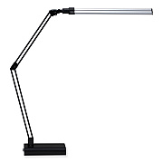 V-Light LED Ultra Slim Lamp with Swing Arm, 21.5" High, Black/Silver (VLU8VSL188NC)