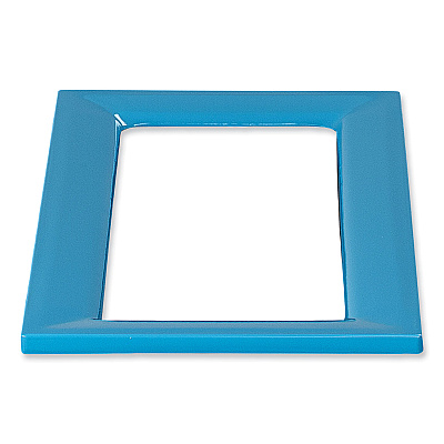 Safco Mixx Recycling Center Lid, 9.87w x 19.87d x 0.62h, Blue (SAF9450BU)