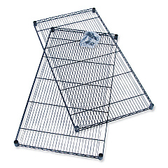 Safco Industrial Extra Shelf Pack, 36w x 18d x 1.5h Steel. Black, 2/Pack (SAF5287BL)