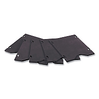 Safco E-Z Sort Additional Mail Trays, 5 Shelves, 11 x 12.5 x 0.5, Black (SAF7753BL)
