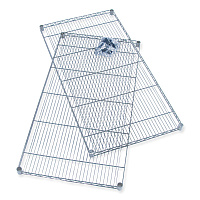 Safco Industrial Extra Shelf Pack, 36w x 18d x 1.5h Steel, Metallic Gray, 2/Pack (SAF5287GR)