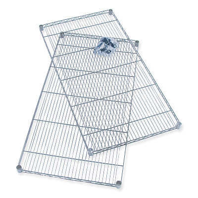 Safco Industrial Extra Shelf Pack, 36w x 18d x 1.5h Steel, Metallic Gray, 2/Pack (SAF5287GR)