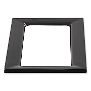Safco Mixx Recycling Center Lid, 9.87w x 19.87d x 0.62h, Black (SAF9450BL)