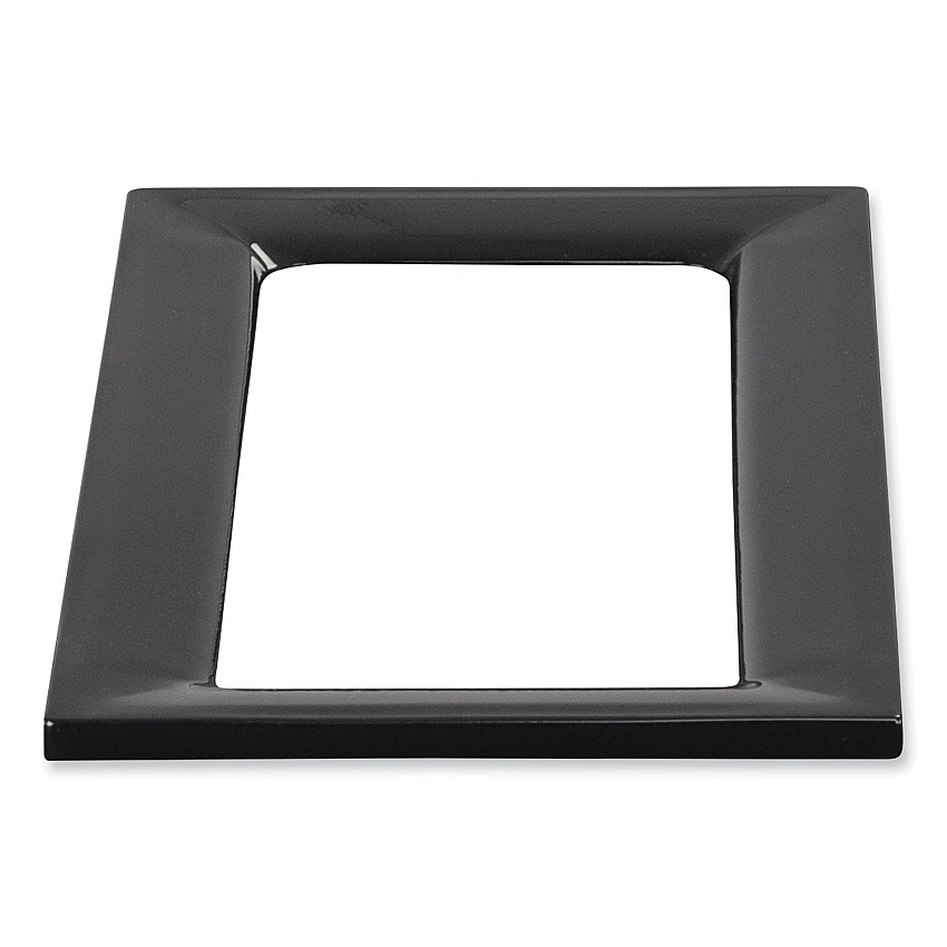 Safco Mixx Recycling Center Lid, 9.87w x 19.87d x 0.62h, Black (SAF9450BL)