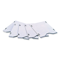 Safco E-Z Sort Additional Mail Trays, 5 Shelves, 11 x 12.5 x 0.5, Gray (SAF7753GR)