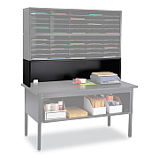 Safco E-Z Sort Riser, 57.5 x 13 x 14, Black (SAF7752BL)