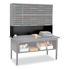 Safco E-Z Sort Riser, 57.5 x 13 x 14, Black (SAF7752BL)