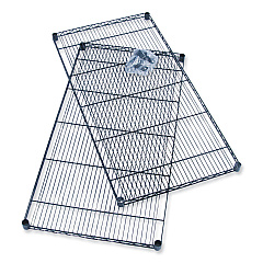 Safco Industrial Extra Shelf Pack, 36w x 24d x 1.5h, Steel, Black, 2/Pack (SAF5290BL)