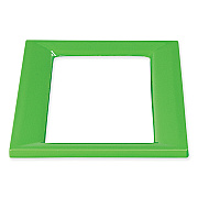 Safco Mixx Recycling Center Lid, 9.87w x 19.87d x 0.82h, Green (SAF9450GN)