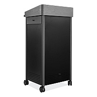 Oklahoma Sound Greystone Lectern, 23.5 x 19.25 x 45.5, Charcoal Gray (NPSGSL)