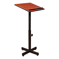 Oklahoma Sound Portable Presentation Lectern Stand, 20 x 18.25 x 44, Cherry (NPS70CH)