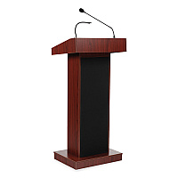 Oklahoma Sound Orator Lectern, 22 x 17 x 46, Mahogany (NPS800XMY)