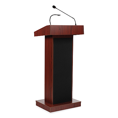 Oklahoma Sound Orator Lectern, 22 x 17 x 46, Mahogany (NPS800XMY)