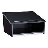 Oklahoma Sound Tabletop Lectern, 23.75 x 19.87 x 13.75, Black (NPS22BK)